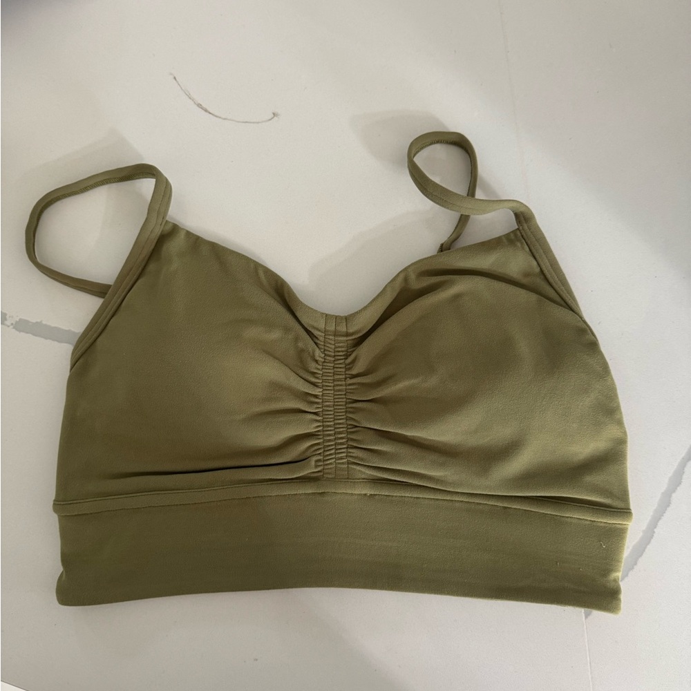 Lululemon Olive Green Women's Sports Bra